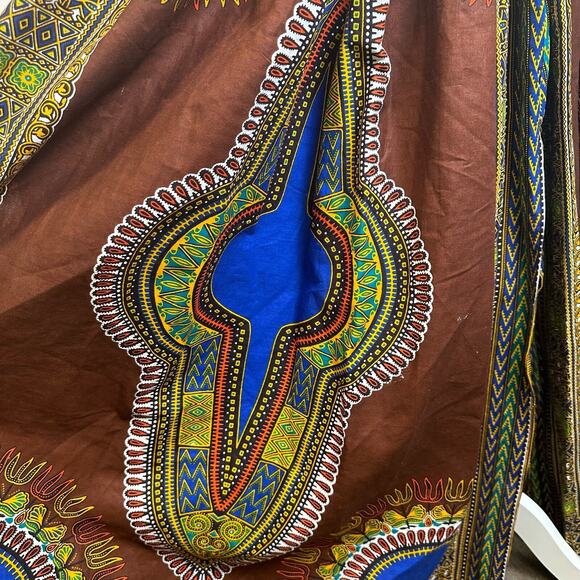 Rainbow Maxi Skirt Women’s One Size Bohemian Lagenlook Multicolored Cotton - Picture 6 of 9